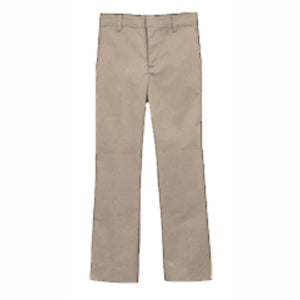 Boy's Flat Front Pants - Khaki (Grades PS,6-8)