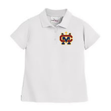 Load image into Gallery viewer, Women&#39;s Fitted Knit Polo w/ Cantwell Sacred Heart Embroidered Logo Grades 9-12
