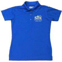 Load image into Gallery viewer, Women&#39;s Fitted Dri-fit Polo w/St. Thomas logo
