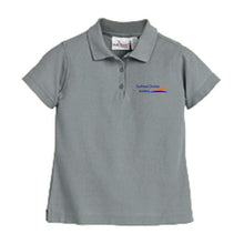Load image into Gallery viewer, Girls Fitted Knit Polo w/Southland logo (Heatseal)
