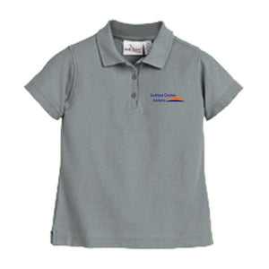 Girls Fitted Knit Polo w/Southland logo (Heatseal)
