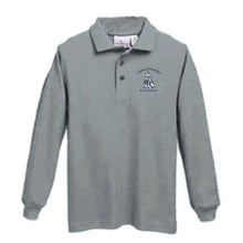 Load image into Gallery viewer, Long Sleeve Knit Polo w/Valley Christian logo
