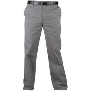 Boy's Flat Front Pants - Grey (Grades 6-8)