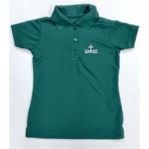 Girls Fitted Dri Fit Polo w/ St. Margaret Mary logo