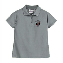 Load image into Gallery viewer, Girls Fitted Knit Polo w/Rio Hondo logo
