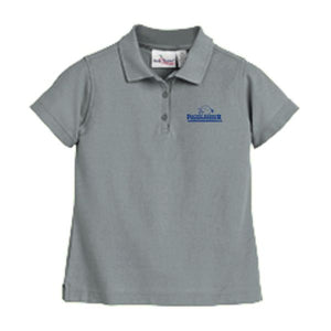 Girls Fitted Knit Polo w/ Pacific Harbor logo