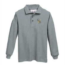 Load image into Gallery viewer, Long Sleeve Knit Polo w/Christ Lutheran logo

