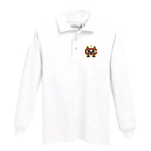 Load image into Gallery viewer, Basic Long Sleeve Knit Polo w/ Cantwell Sacred Heart Embroidered Logo Grades 9-12
