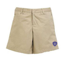 Load image into Gallery viewer, Girl&#39;s Flat Front Shorts w/ Desert Christian logo
