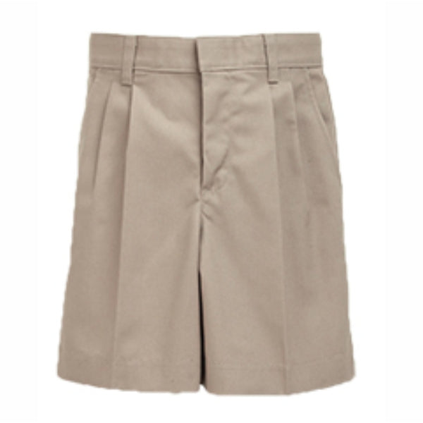 Boy's Pleated Shorts - Khaki – Norman's School Uniforms