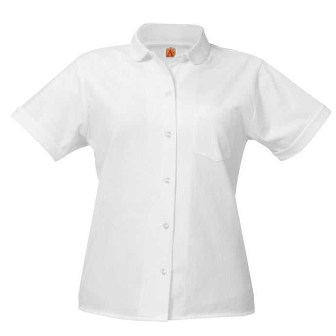 Girl's Knit Button Down Blouse - Santa Fe Springs