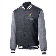 Load image into Gallery viewer, Varsity Letterman Style Jacket w/ Peninsula Heritage Embroidered Logo Grades 6-8 Only and Adults
