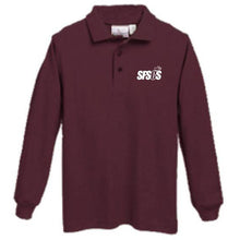Load image into Gallery viewer, Long Sleeve Knit Polo w/ Santa Fe Springs logo
