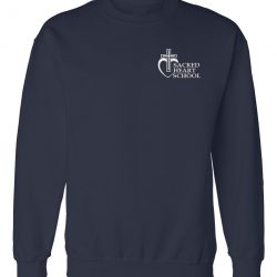 Crewneck Sweatshirt w/Sacred Heart logo