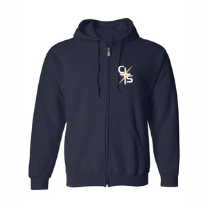 Zip Hood Sweatshirt w/Christ Lutheran logo