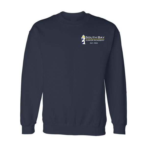 Crewneck Sweatshirt w/ South Bay Christian School logo