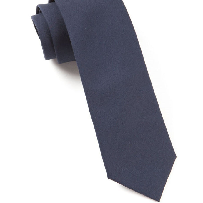 Tie - Solid Navy Sacred Heart