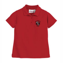 Load image into Gallery viewer, Girls Fitted Knit Polo w/Rio Hondo logo
