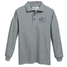 Load image into Gallery viewer, Long sleeve Knit Polo w/St. Thomas embroidered logo
