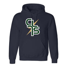 Load image into Gallery viewer, Christ Lutheran Bolt Tackle Twill Embroidered Hooded Sweatshirt Grades K-8
