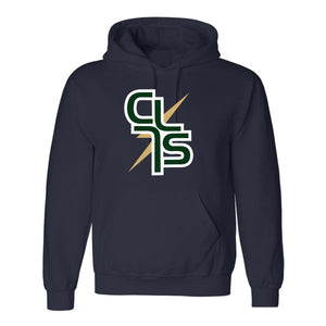 Christ Lutheran Bolt Tackle Twill Embroidered Hooded Sweatshirt Grades K-8