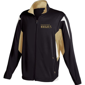 Black & Gold Track Jacket w/Bishop Embroidered Logo Grades 9-12