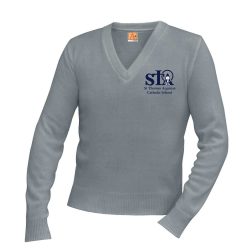 V-Neck Sweater w/St. Thomas logo