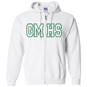 Garces Tackle Twill Zip Hooded Embroidered Sweatshirt Grades 9-12