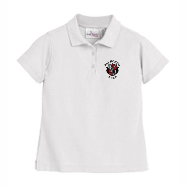 Girls Fitted Knit Polo w/Rio Hondo logo